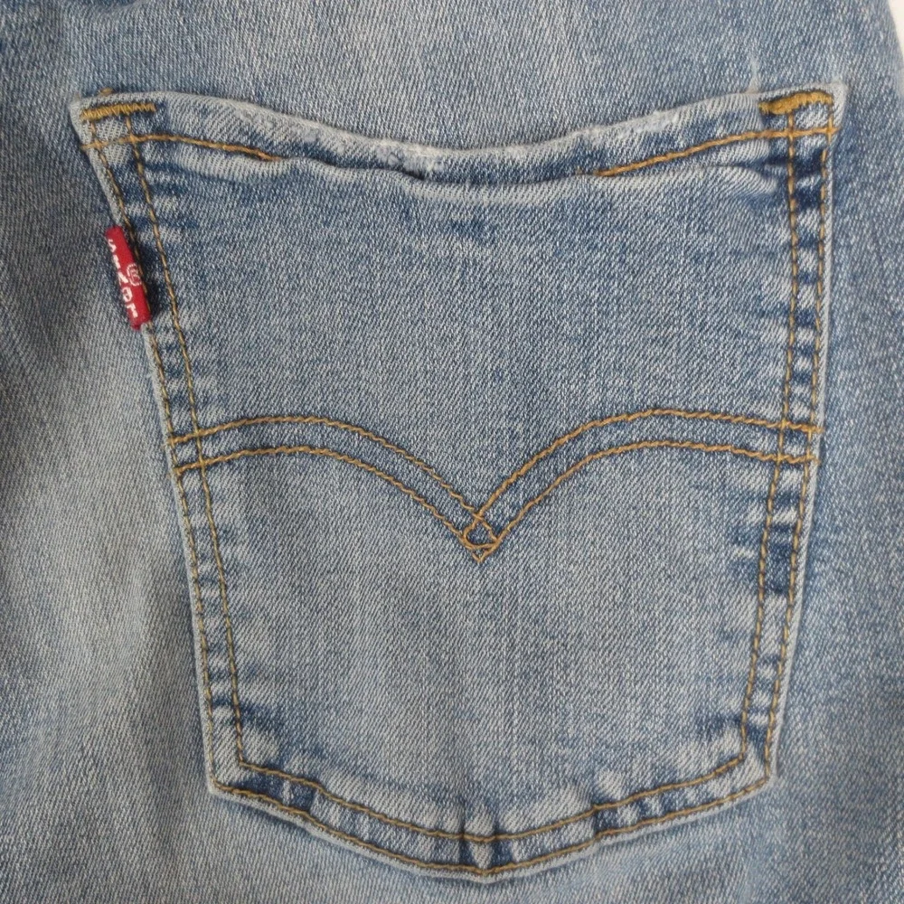 Levis 510 Jeans Girls 16 Reg (Actual 28x29) Blue Skinny Fit Stretch Light Denim